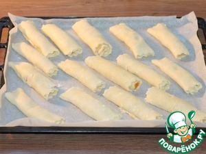 Трубочки с абрикосовой начинкой Трубочки с абрикосовой начинкой