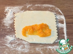 Трубочки с абрикосовой начинкой Трубочки с абрикосовой начинкой