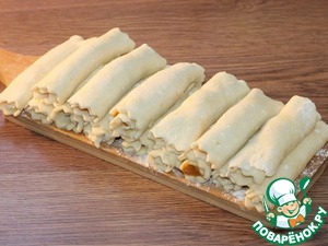 Трубочки с абрикосовой начинкой Трубочки с абрикосовой начинкой