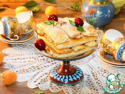 Трубочки с абрикосовой начинкой Трубочки с абрикосовой начинкой