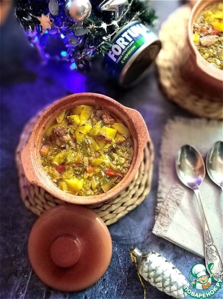 Тунец с укропом в горшочке Тунец с укропом в горшочке