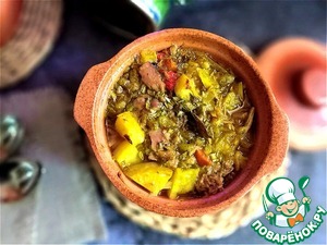 Тунец с укропом в горшочке Тунец с укропом в горшочке