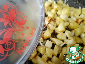 Тушеная капуста с картофелем и оливками
