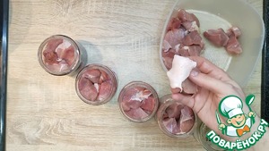 Тушенка из свинины в кастрюле Тушенка из свинины в кастрюле