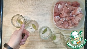 Тушенка из свинины в кастрюле Тушенка из свинины в кастрюле