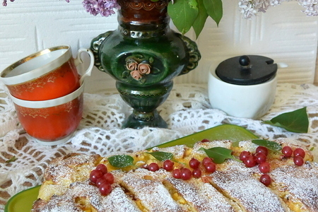 Творожная коса с черносливом, изюмом и курагой