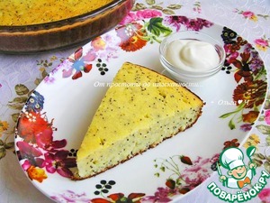 Творожная запеканка с маком Творожная запеканка с маком