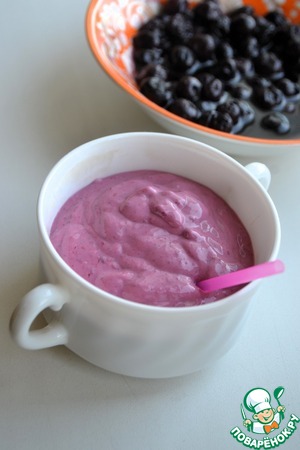 Творожно-ежевичный смузи
