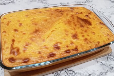 Творожно - тыквенная запеканка