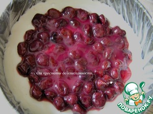 Творожно-зефирный торт с вишней Творожно-зефирный торт с вишней