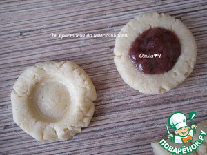 Творожное печенье с "джемом"