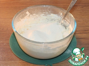 Творожное печенье с виноградом кишмиш