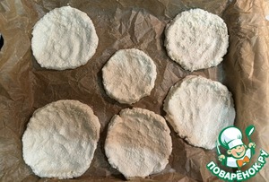 Творожные ватрушки на творожном тесте