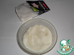 Творожный десерт с полентой и изюмом Творожный десерт с полентой и изюмом