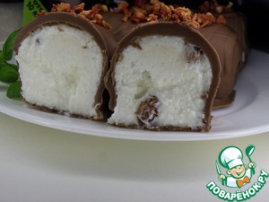 Творожный десерт с полентой и изюмом Творожный десерт с полентой и изюмом