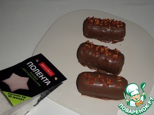 Творожный десерт с полентой и изюмом Творожный десерт с полентой и изюмом