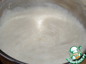 Творожный десерт с полентой и изюмом Творожный десерт с полентой и изюмом