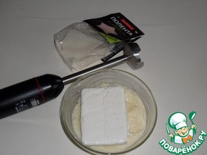 Творожный десерт с полентой и изюмом Творожный десерт с полентой и изюмом