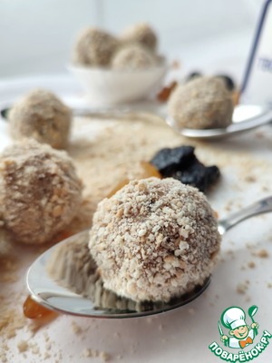 Творожный десерт с сухофруктами