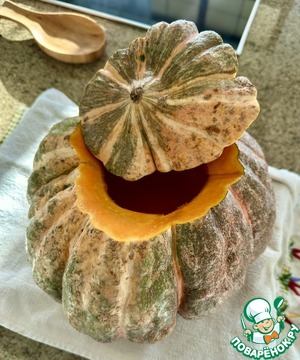 Тыква Жаба с рисом и сухофруктами Тыква Жаба с рисом и сухофруктами