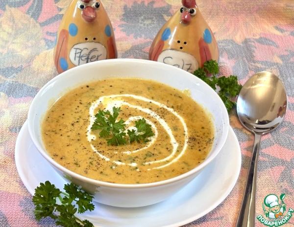 Тыквенно-чечевичный суп