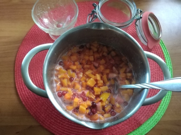 Тыквенно-клюквенный джем. Тыквенно-клюквенный джем.