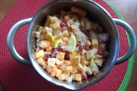 Тыквенно-клюквенный джем. Тыквенно-клюквенный джем.