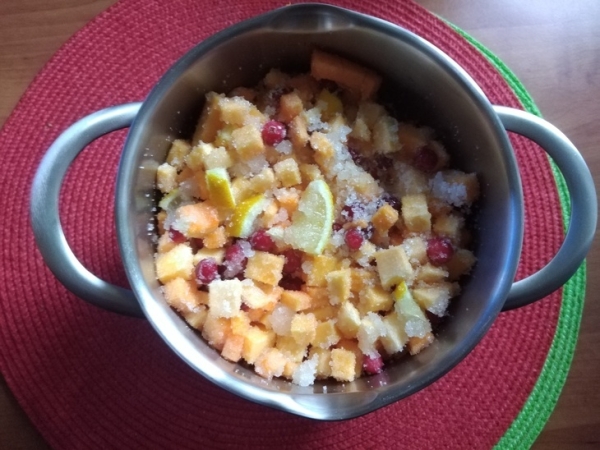 Тыквенно-клюквенный джем. Тыквенно-клюквенный джем.