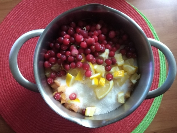 Тыквенно-клюквенный джем. Тыквенно-клюквенный джем.