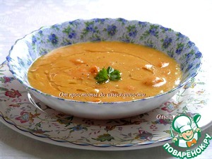 Тыквенный суп с апельсиновым соком Тыквенный суп с апельсиновым соком