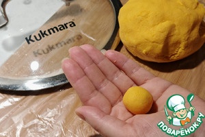 Тыквенный суп с морковными клёцками
