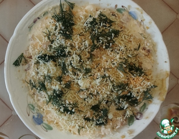 Упрощенная версия салата Мимоза (восстановленный) Упрощенная версия салата Мимоза (восстановленный)