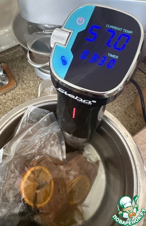 Утиные грудки: су-вид, духовка и брусника Утиные грудки: су-вид, духовка и брусника