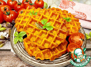 Вафли томатные со вкусом "пиццы"