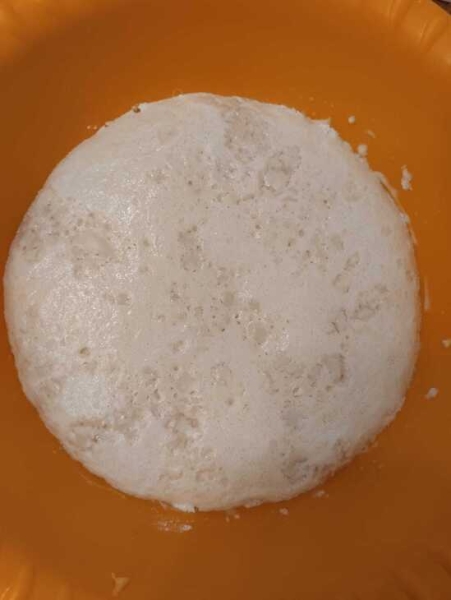 Ванильно-мятный кулич с желатиновой глазурью