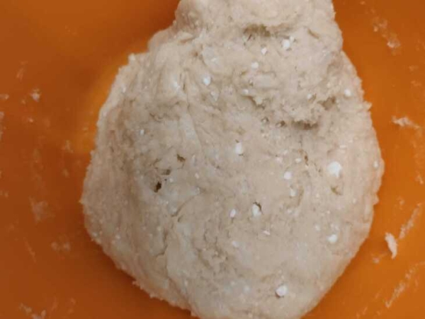 Ванильно-мятный кулич с желатиновой глазурью