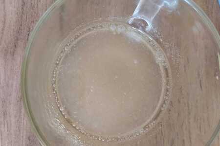 Ванильно-мятный кулич с желатиновой глазурью