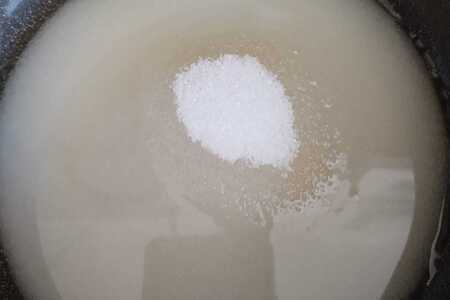 Ванильно-мятный кулич с желатиновой глазурью