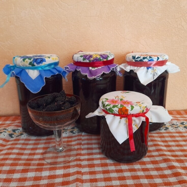 Варенье из шелковицы с апельсином Варенье из шелковицы с апельсином