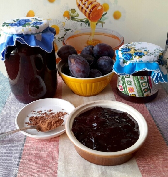 Варенье из слив с какао Варенье из слив с какао
