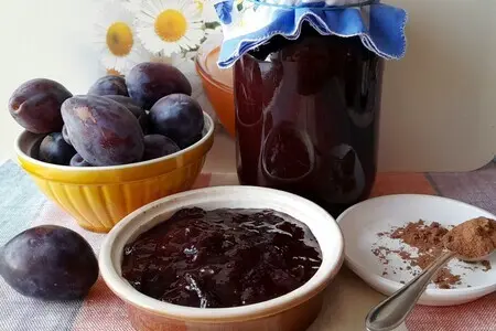 Варенье из слив с какао Варенье из слив с какао