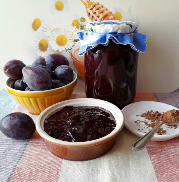 Варенье из слив с какао Варенье из слив с какао