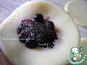 Вареники с черникой подшофе