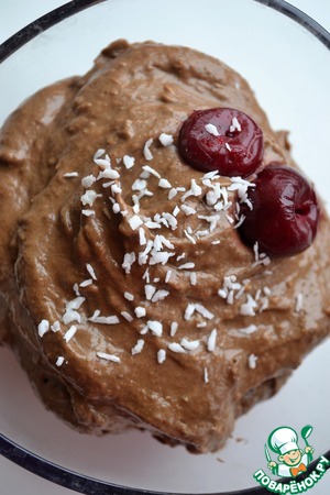 Веганский десерт из авокадо Веганский десерт из авокадо