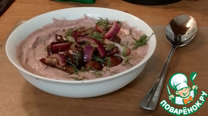 Велюте из фасоли с грибами