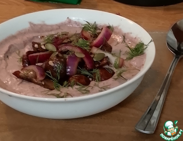 Велюте из фасоли с грибами