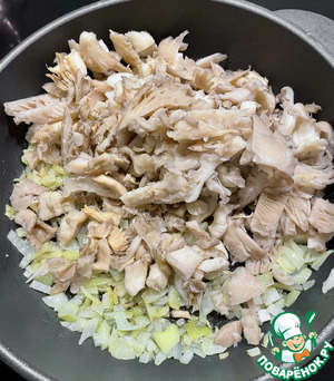 Вешенки и гречка