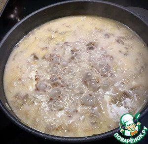 Вешенки и гречка