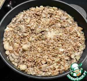 Вешенки и гречка