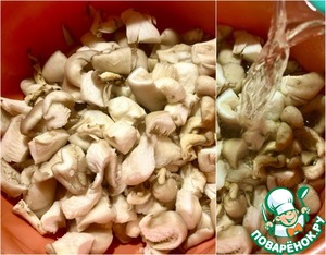 Вешенки и макароны Вешенки и макароны